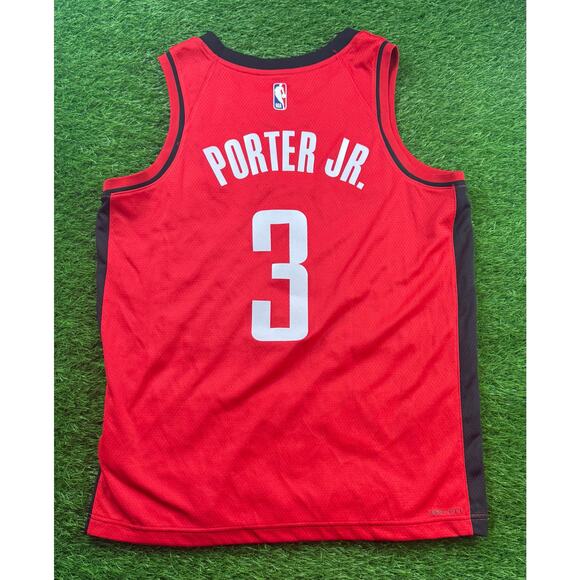 Nike NBA Houston Rockets #3 Red Dri-FIT Swingman Jersey Size 48 Men’s Sport L - Picture 3 of 5